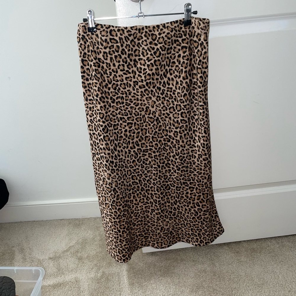 Midi Cheetah Skirt